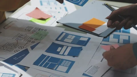 UX UI and Programming development technology. Stock Footage 292769880