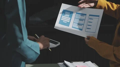 UX UI and Programming development technology. Stock Footage 292770016