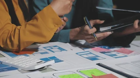 UX UI and Programming development technology. Stock Footage 292771166