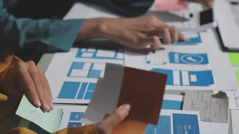 UX UI and Programming development technology. Stock Footage 292771190