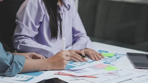 UX UI and Programming development technology. Stock Footage 303623666