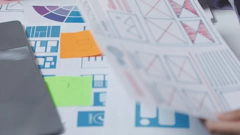 UX UI and Programming development technology. Stock Footage 303623851