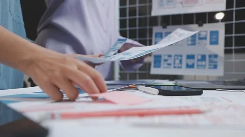 UX UI and Programming development technology. Stock Footage 303623961