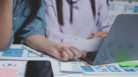 UX UI and Programming development technology. Stock Footage 303623966