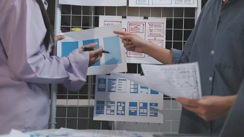 UX UI and Programming development technology. Stock Footage 303623998