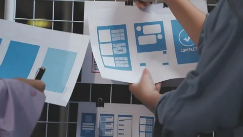 UX UI and Programming development technology. Stock Footage 303624033