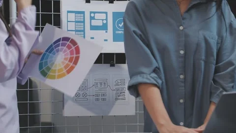 UX UI and Programming development technology. Stock Footage 303624062