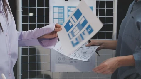 UX UI and Programming development technology. Stock Footage 303624171
