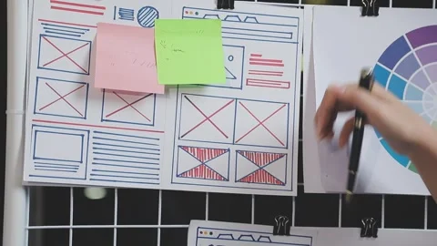 UX UI and Programming development technology. Stock Footage 303624290