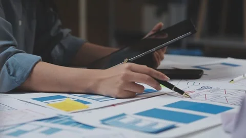 UX UI and Programming development technology. Stock Footage 303624519