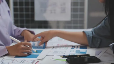 UX UI and Programming development technology. Stock Footage 303624667