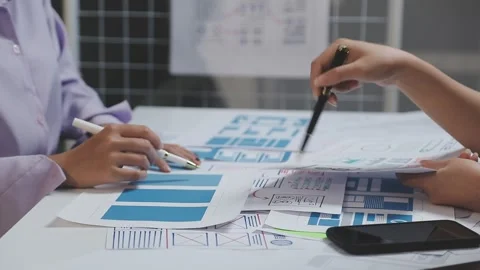 UX UI and Programming development technology. Stock Footage 303624695