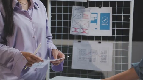 UX UI and Programming development technology. Stock Footage 303624783