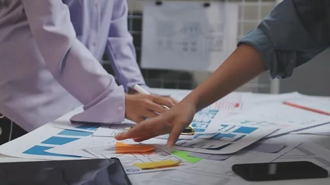 UX UI and Programming development technology. Stock Footage 303624798