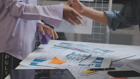 UX UI and Programming development technology. Stock Footage 303624826