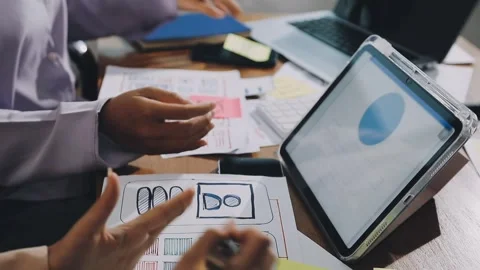 UX UI and Programming development technology.. Stock Footage 311610123