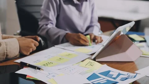 UX UI and Programming development technology.. Stock Footage 311610138