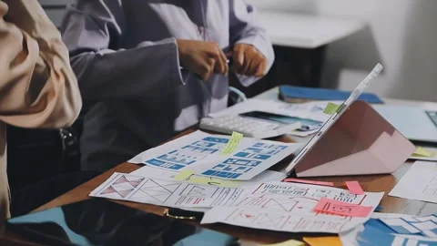 UX UI and Programming development technology.. Stock Footage 311610153