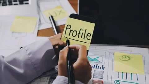 UX UI and Programming development technology.. Stock Footage 311610160