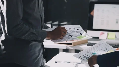 UX UI and Programming development technology. Stock Footage 320315518