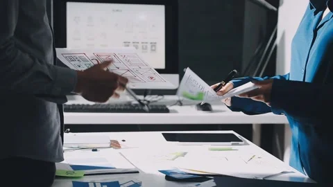 UX UI and Programming development technology. Stock Footage 320315529