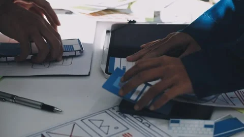 UX UI and Programming development technology. Stock Footage 320315572