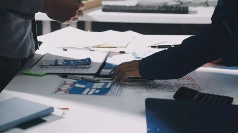 UX UI and Programming development technology. Stock Footage 320315613