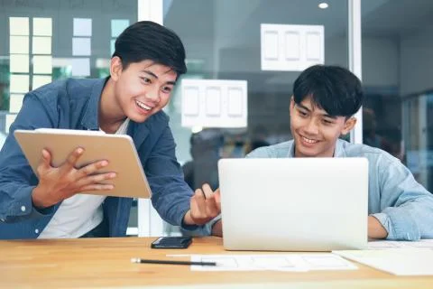 UX UI and Programming development technology. 스톡 사진