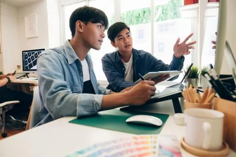 UX UI and Programming development technology. Foto stock