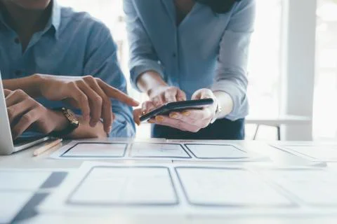 UX UI and Programming development technology. Photos