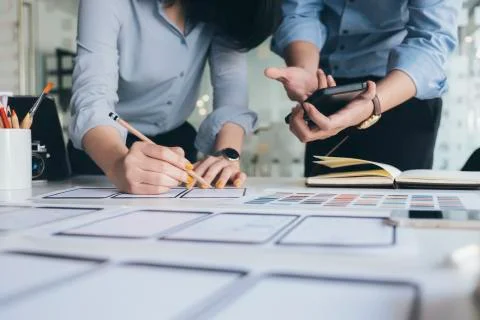 UX UI and Programming development technology. Photos