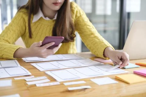 UX UI and Programming development technology. Photos