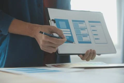 UX UI and Programming development technology. 写真素材