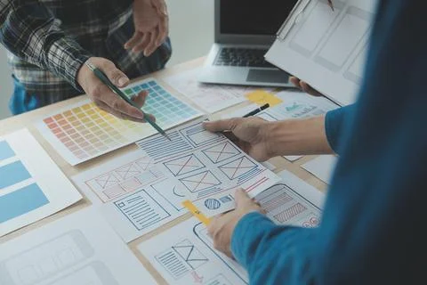 UX UI and Programming development technology. Photos