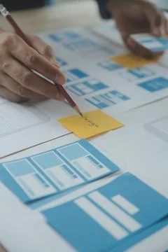 UX UI and Programming development technology. 写真素材