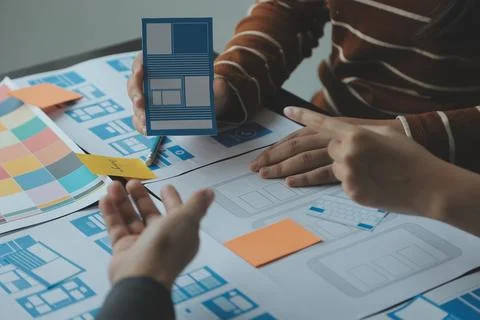 UX UI and Programming development technology. Photos