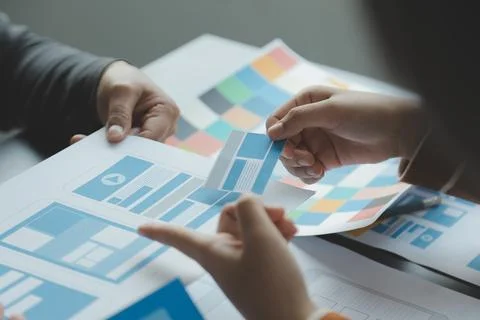 UX UI and Programming development technology. Stock-Fotos