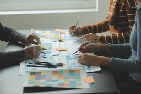 UX UI and Programming development technology. 스톡 사진