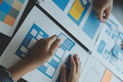 UX UI and Programming development technology. Photos