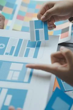 UX UI and Programming development technology. 스톡 사진