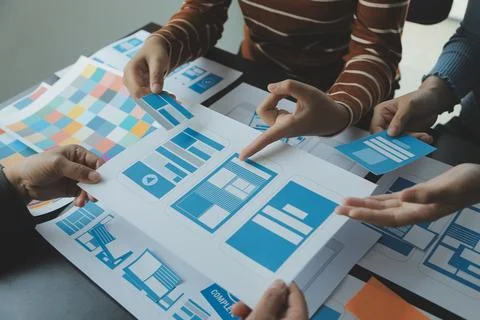 UX UI and Programming development technology. Photos