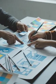 UX UI and Programming development technology. 스톡 사진