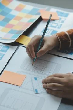 UX UI and Programming development technology. Photos