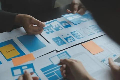 UX UI and Programming development technology. Photos