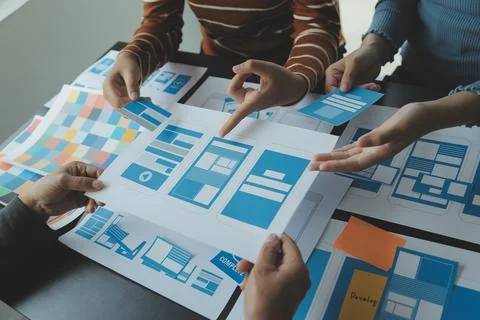 UX UI and Programming development technology. Photos