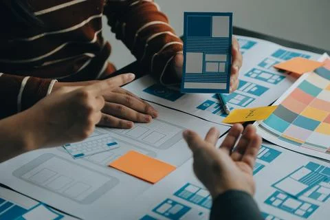 UX UI and Programming development technology. Photos