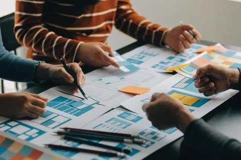 UX UI and Programming development technology. 写真素材