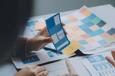 UX UI and Programming development technology. Photos