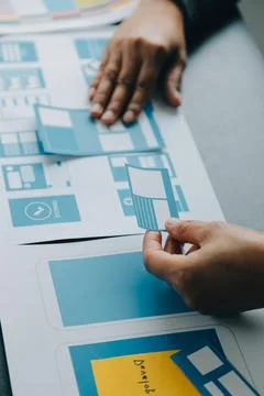 UX UI and Programming development technology. Photos