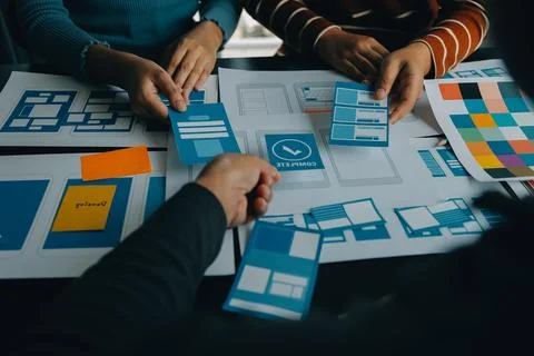 UX UI and Programming development technology. Photos